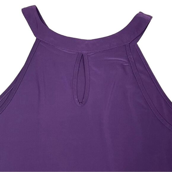 Torrid Sleeveless Top Dark Purple Keyhole Back Women’s Size 1 - Picture 5 of 12